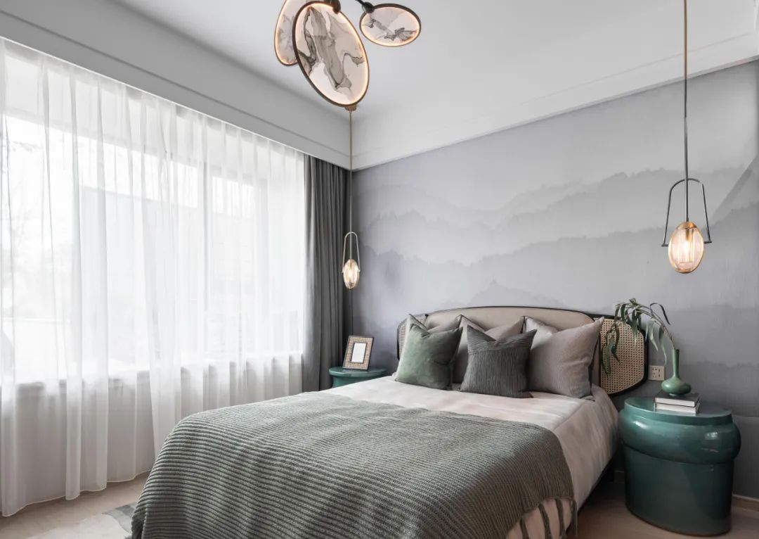 新中式风格室内设计家装案例-次卧 新中式风格室内设计家装案例-次卧