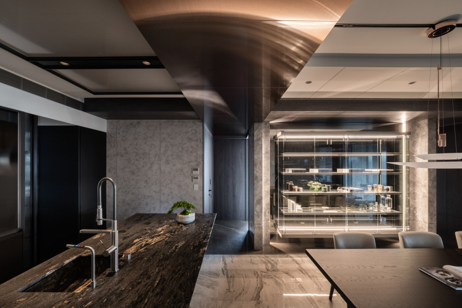 现代简约风格室内家装案例效果图-岛台 现代简约风格室内家装案例效果图-岛台