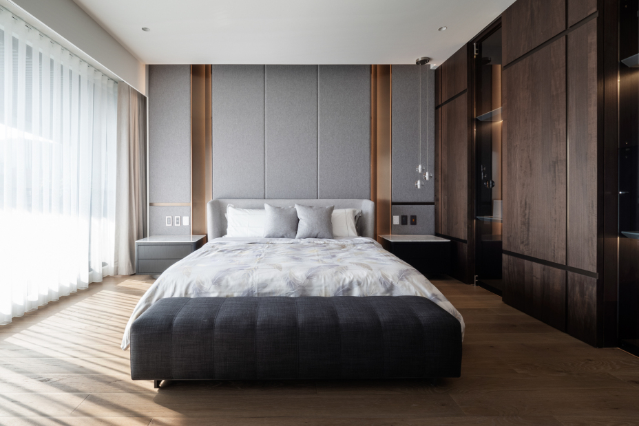 现代简约风格室内家装案例效果图-卧室 现代简约风格室内家装案例效果图-卧室