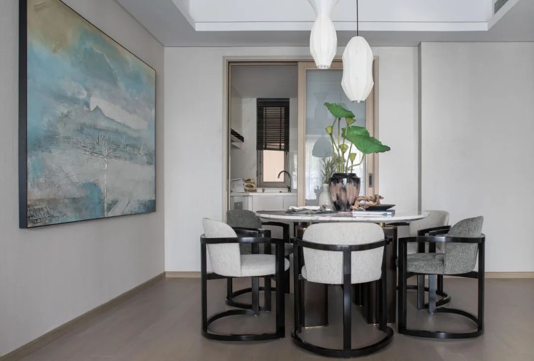 新中式风格室内设计家装案例-餐厅 新中式风格室内设计家装案例-餐厅